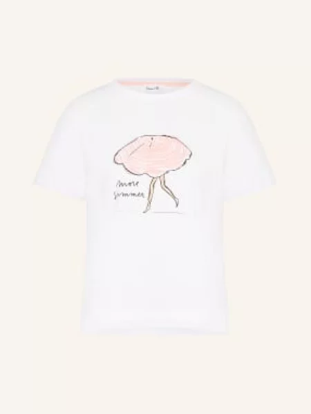 Kera Till T-Shirt More Summer weiss biała
