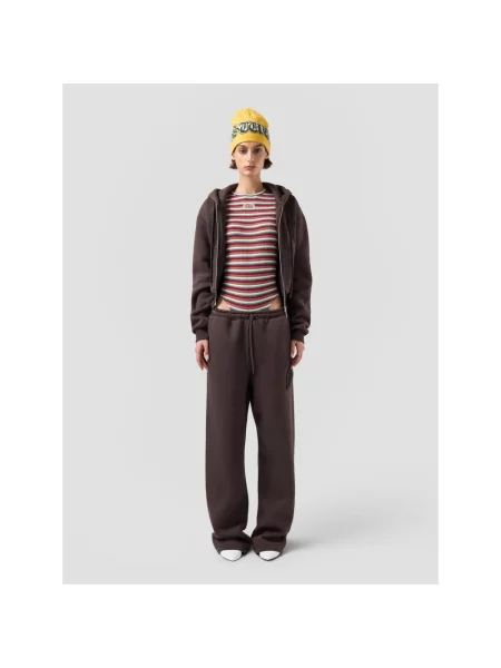 Bluza rozpinana Gcds z logo brązowa