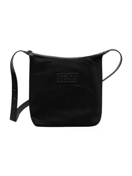 Torebka crossbody Mm6 Maison Margiela skórzana czarna