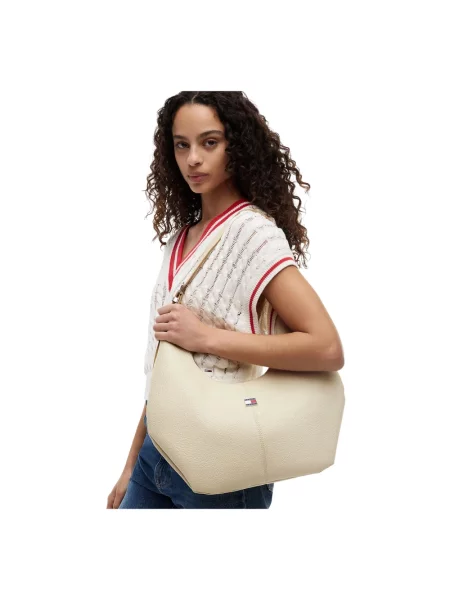 Torebka Tommy Hilfiger beżowa