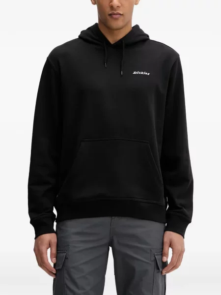 Hanorac cu glugă Dickies cu imagine cu cordon negru