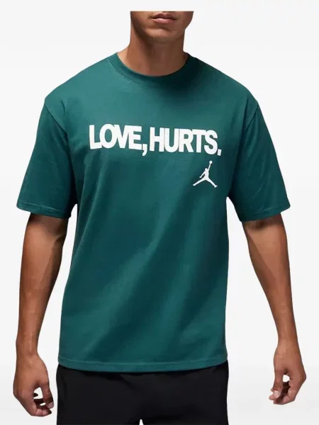 Tricou Jordan cu imagine verde