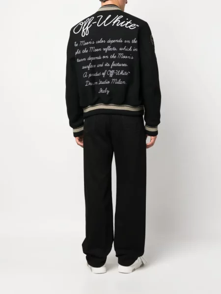 Bomber bunda Off-white bílá
