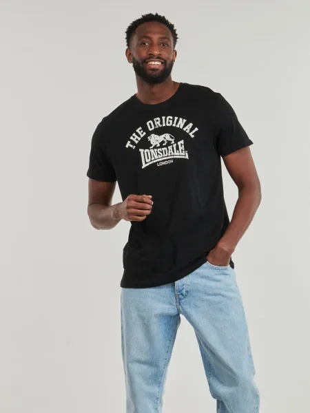 LONSDALE Tričko Original / biela čierna