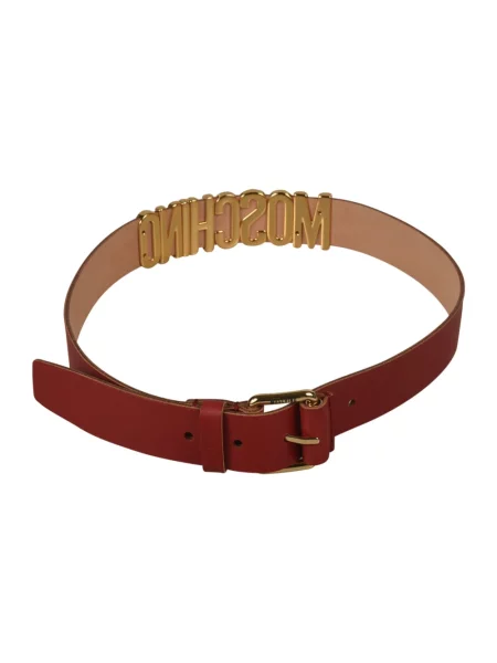 Pasek Moschino z paskiem czerwony
