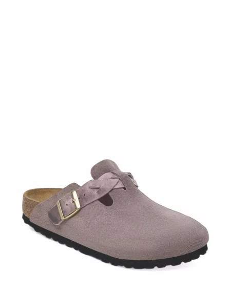 Saboți Birkenstock țesuți violet