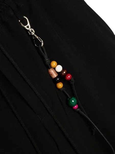 Kalhoty Song For The Mute se stahovací šňůrkou černé