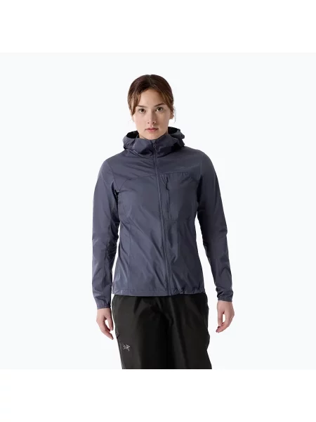 Női szélálló dzseki Arcteryx Squamish Hoody dark stratus Squamish Hoody szürke