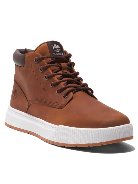 Auliniai batai Timberland Maple Grove Lthr Chk Md Brown Full Grain ruda