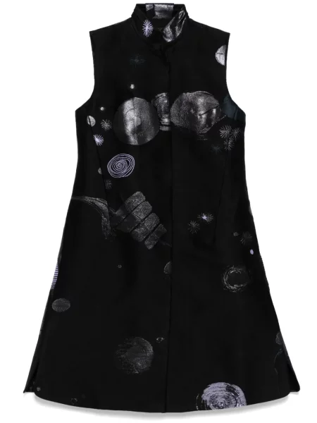 Rochie Shiatzy Chen din jacard de costum negru