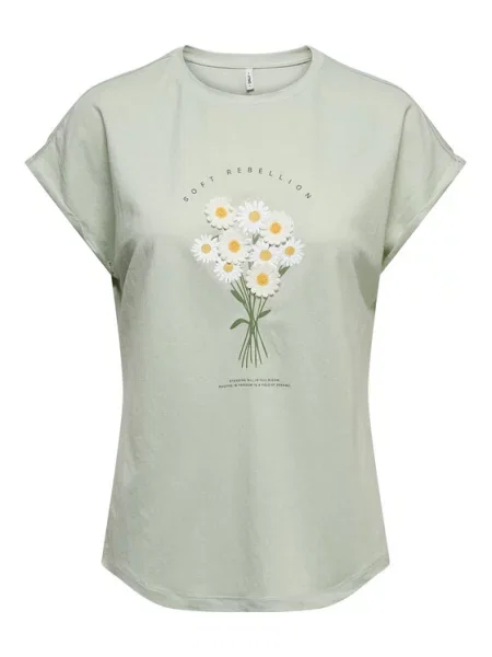 ONLY Tricou Jany deschis verde