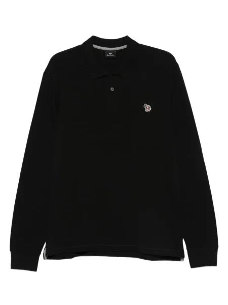 Polo Ps Paul Smith cu model zebră negru