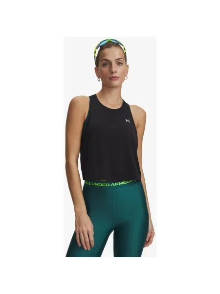Koszulka Under Armour Tech Sport Mesh Crop bez rękawów XL czarna