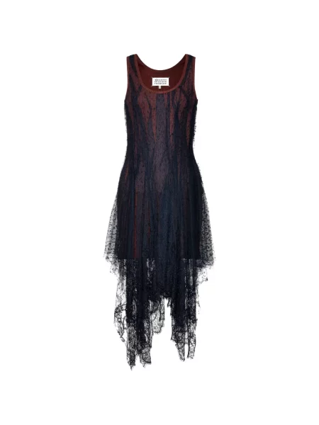 Rochie Maison Margiela din dantelă albastru