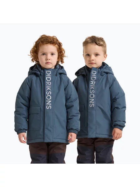 Gyerek kabát Didriksons Talvi 2 mountain blue. Méret: 90 kék