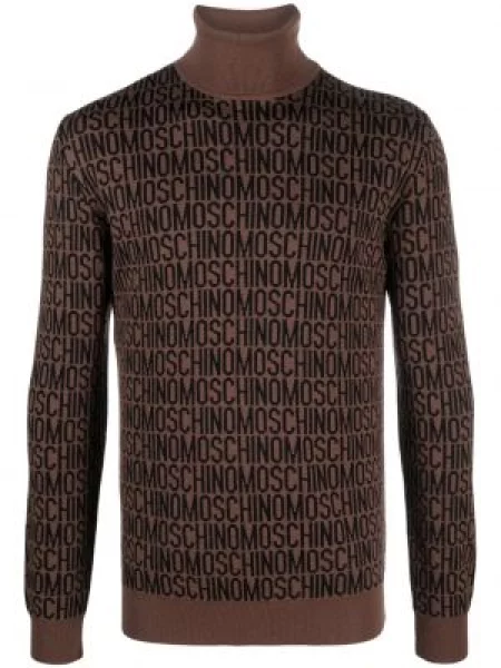 Pulover Moschino de lână maro