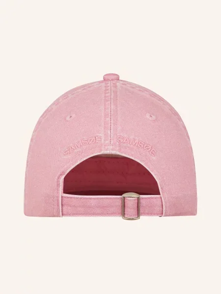 Samsøe Samsøe Czapka Z Daszkiem pink różowa