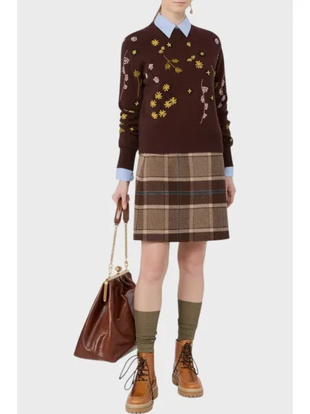 Светр Weekend Max Mara коричневий