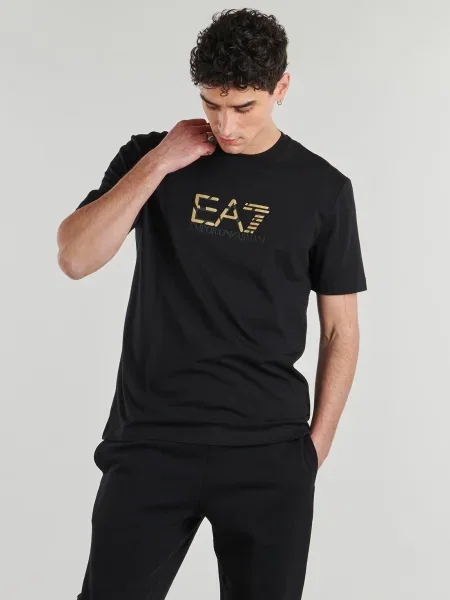Póló Emporio Armani Ea7 fekete