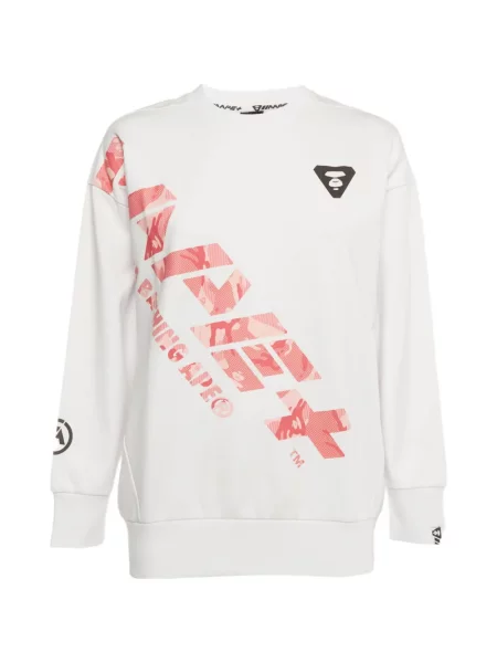 Hanorac A Bathing Ape® cu imagine alb