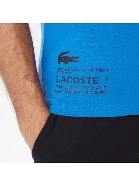 Lacoste Unisex Polo niebieska
