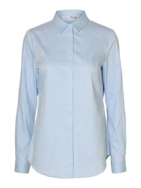 SELECTED FEMME Bluză SLFROMIE deschis albastru