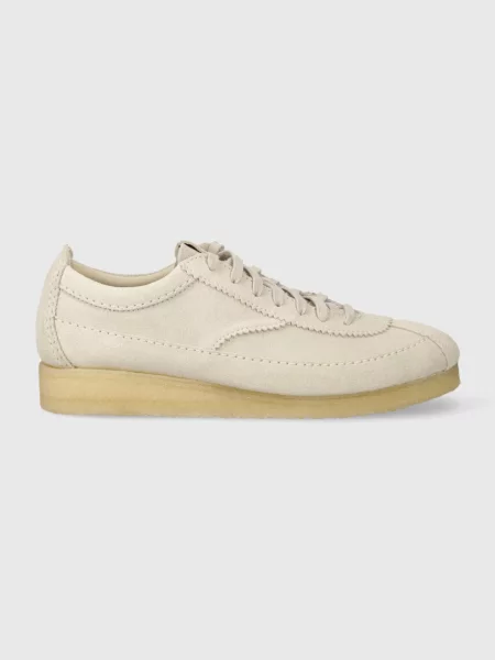 Σουέτ αθλητικά παπούτσια Clarks Originals Wallabee Tor γκρι