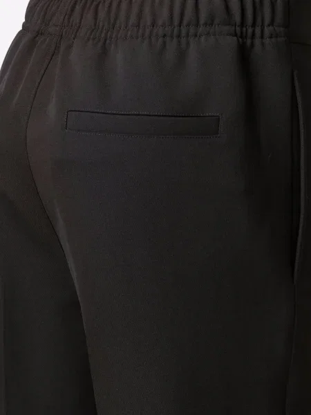 Cu centură pantaloni Givenchy de lână negru