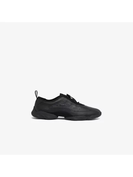 Lacoste Skórzane Sneakersy Tennis Ballerina czarne