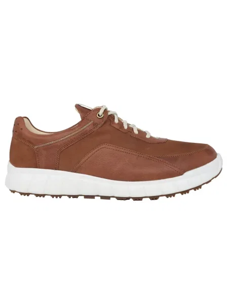 Sneakersy Ganter skórzane brązowe