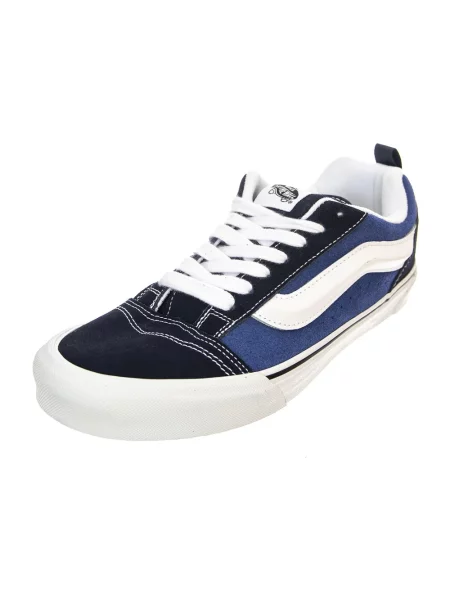 Sneakersy Vans Old Skool zamszowe retro niebieskie