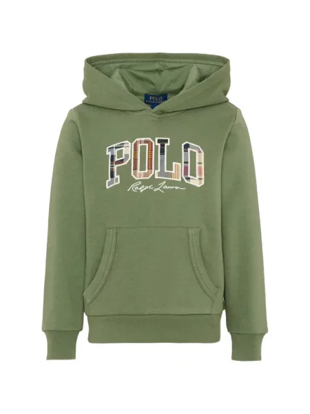 Bluza z kapturem dziecięca Polo Ralph Lauren zielona