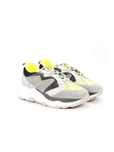 Sneakersy Msgm skórzane szare
