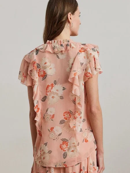 Блузка Lauren Ralph Lauren розовая