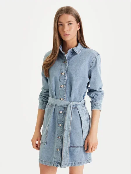 Calvin Klein Jeans Дънкова рокля син