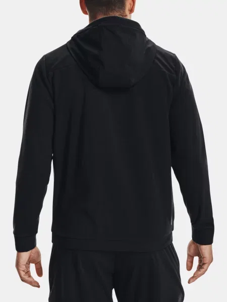 Fleecová mikina s kapucňou Under Armour čierna