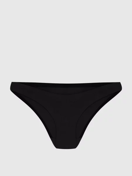Трусики Cotton contour tanga Wolford чорні