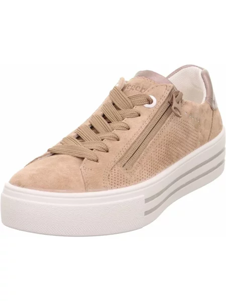Sneakersy Legero skórzane beżowe