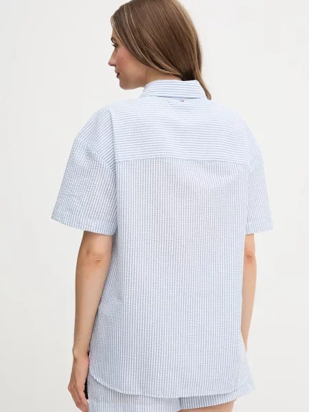 Košile Tommy Hilfiger regular s klasickým límcem modrá