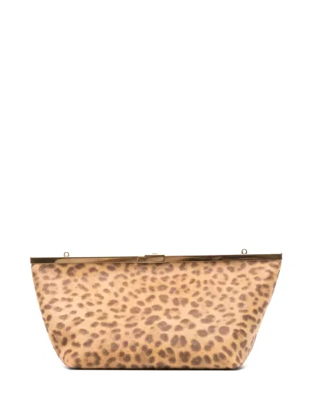 Leopárdmintás estélyi táska Jimmy Choo nyomtatás barna