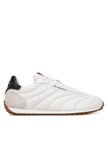 Sneakersy KARL LAGERFELD białe