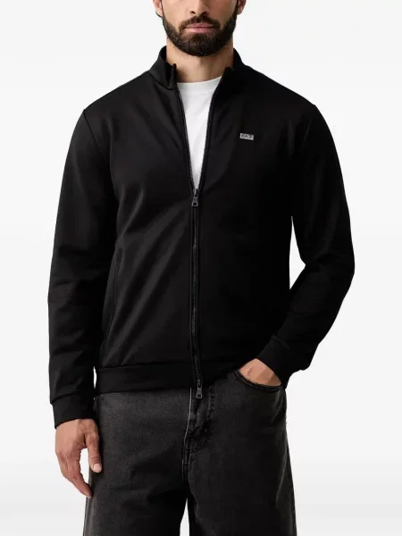 Pulover Ea7 Emporio Armani cu autograf negru