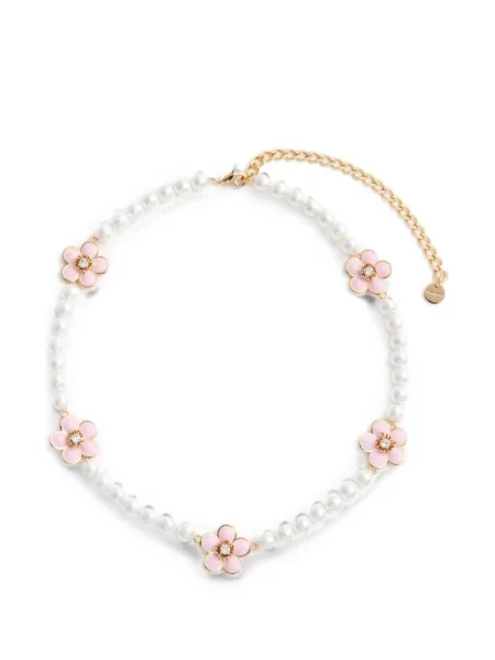 Colier Self-portrait cu model floral