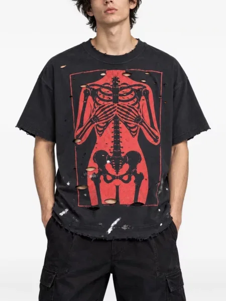 Tricou Warman zdrențuiți negru