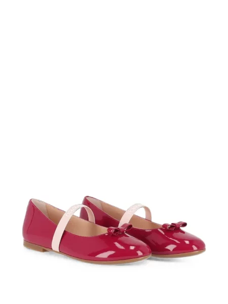 Balerinki dziecięce Dolce And Gabbana czerwone