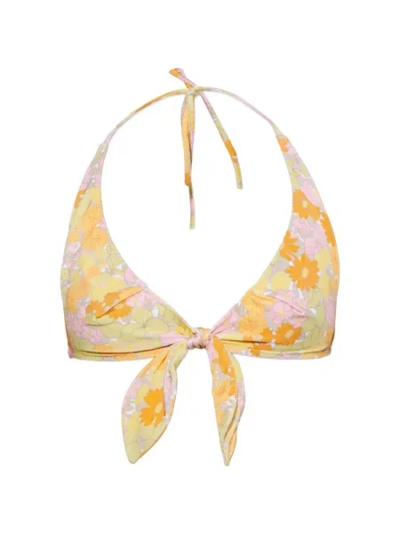 Top Chloé cu model floral cu imagine galben