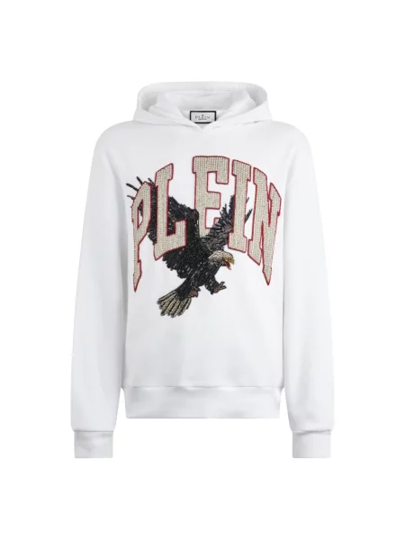 Bluza z kapturem Philipp Plein biała