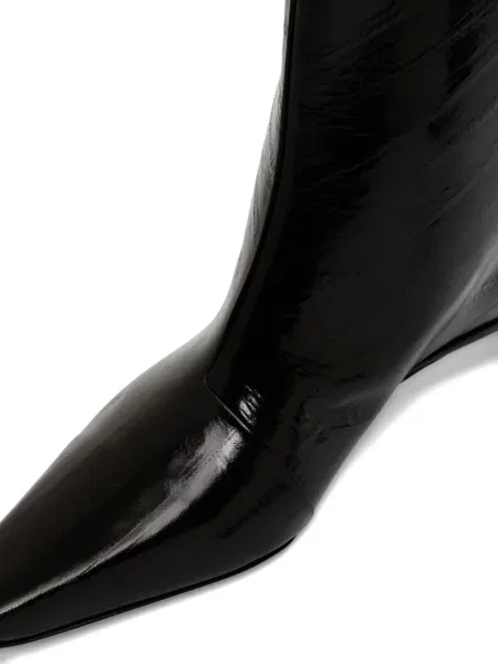 Botine Loulou De Saison din piele negru