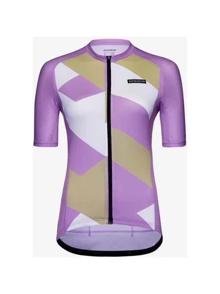 Koszulka rowerowa GOREWEAR Spirit Signal krótki rękaw lila multicolor L