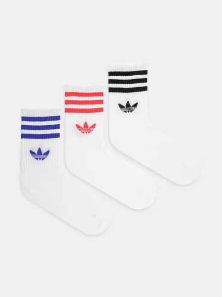 Чорапи adidas Originals 3 чифта бяло